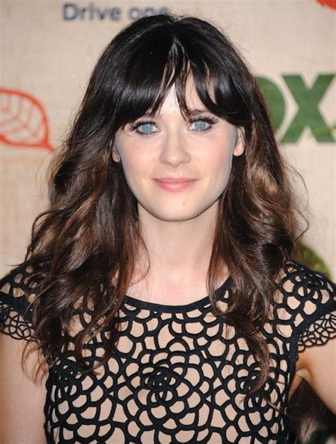 zooey deschanel retro makeup